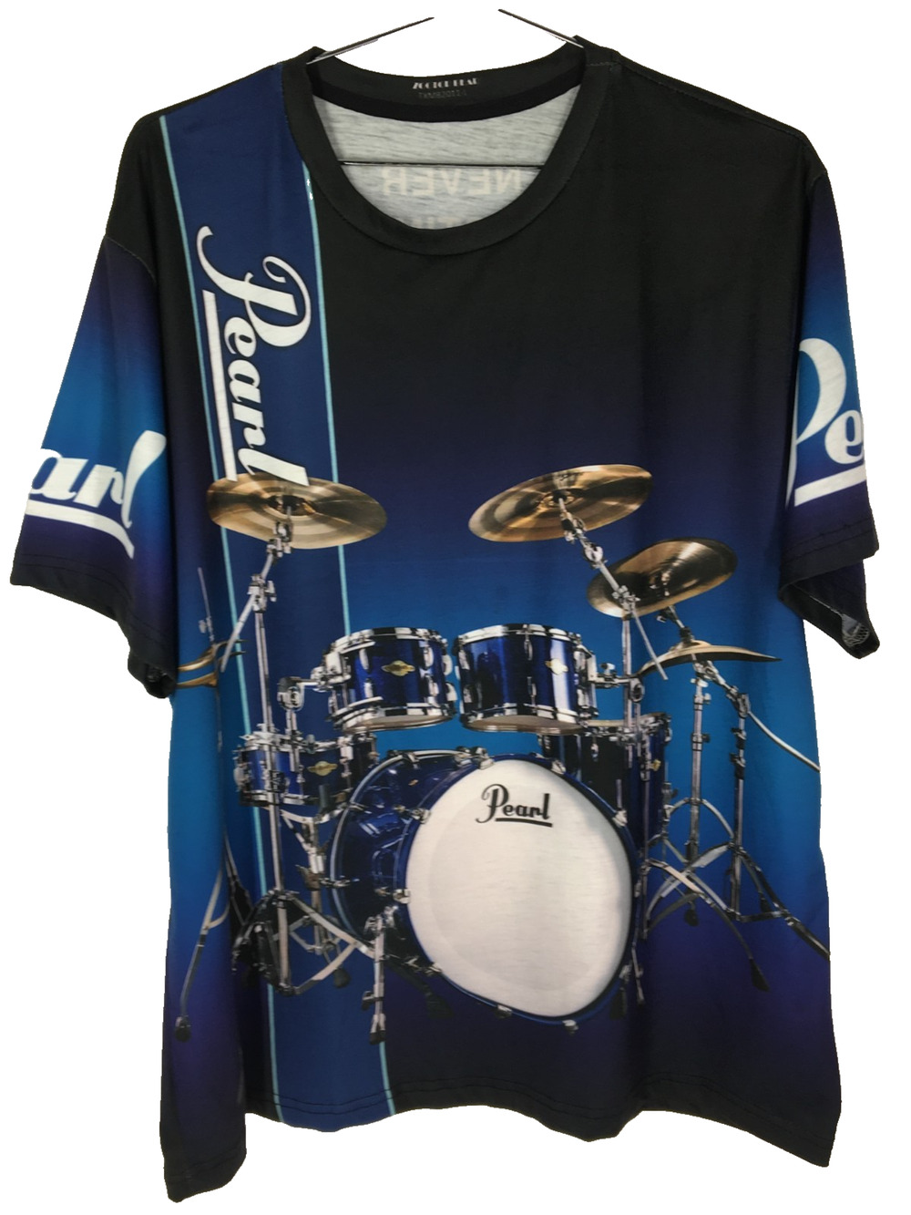Pearl Drums Crew Neck Mens Short Sleeve T Shirt XXL